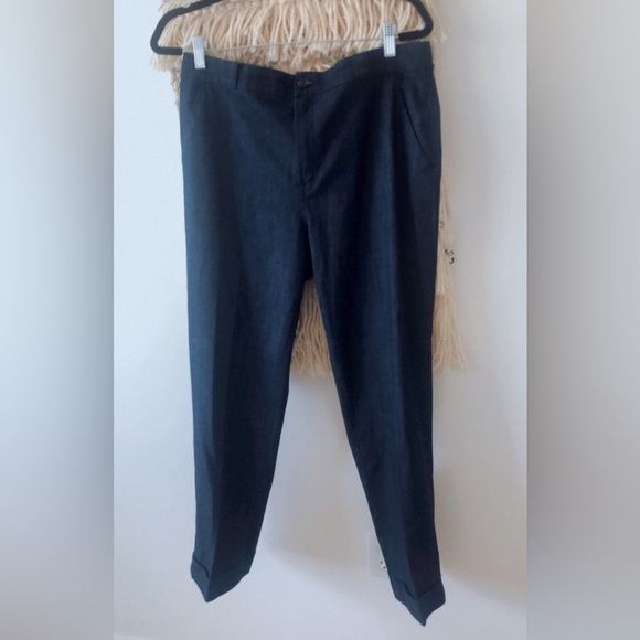 Tory Burch Etta Short and Sweet Cuffed Trousers Jeans Size 31 - Picture 1 of 4